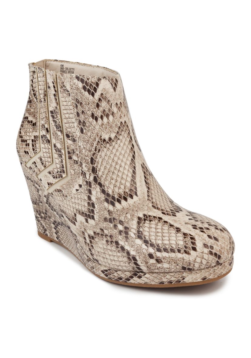 Juliette Wedge Booties
