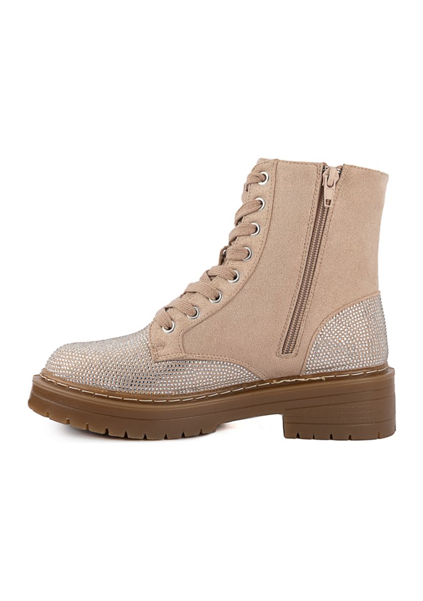 Embellished Kaedy Combat Boots