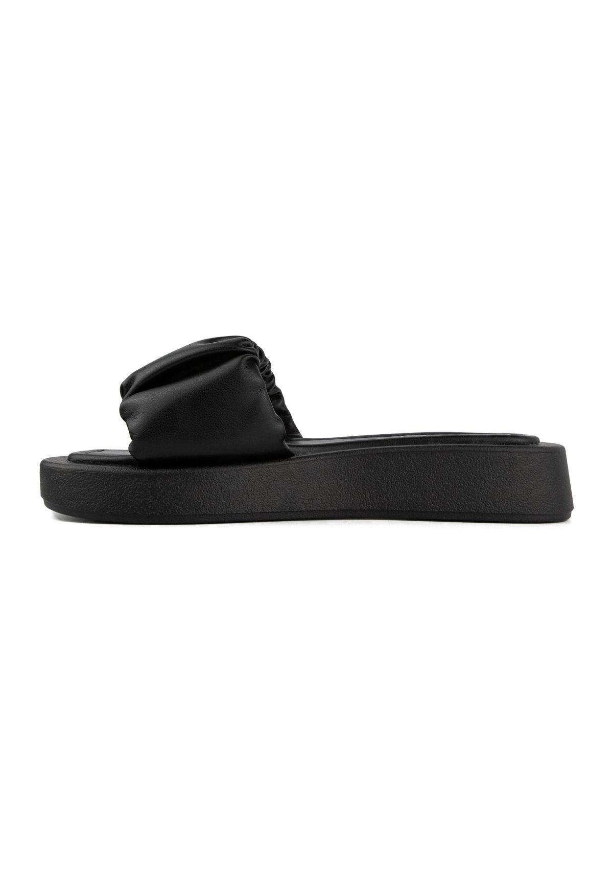 Mambo Ruched Slide Sandals