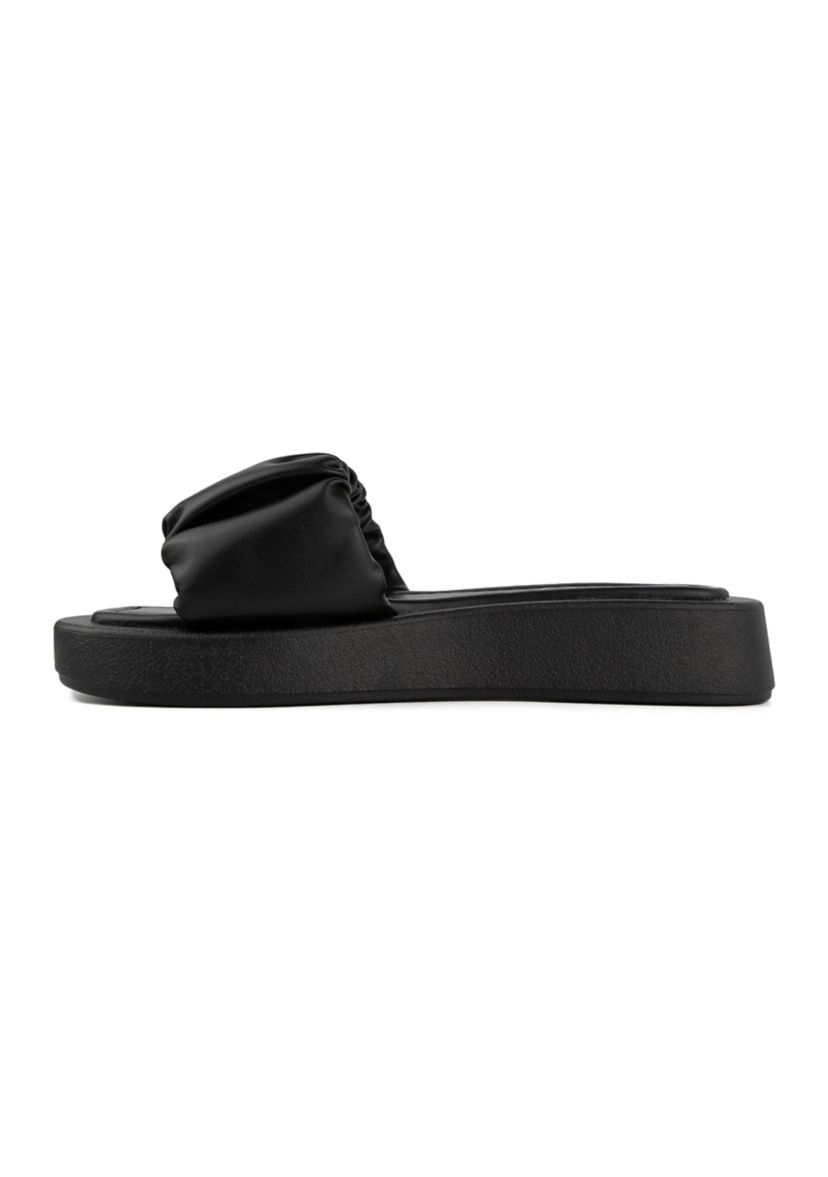 Mambo Ruched Slide Sandals