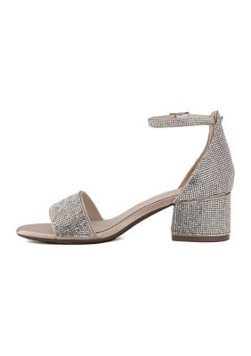 Belk store silver heels