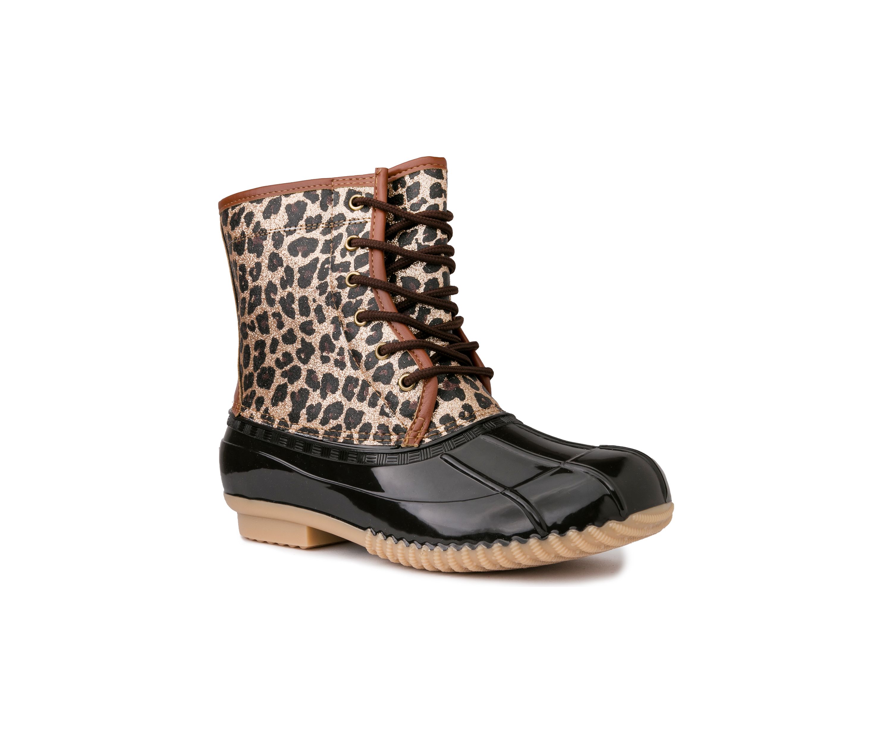 Shearling Lined Duck Boots 