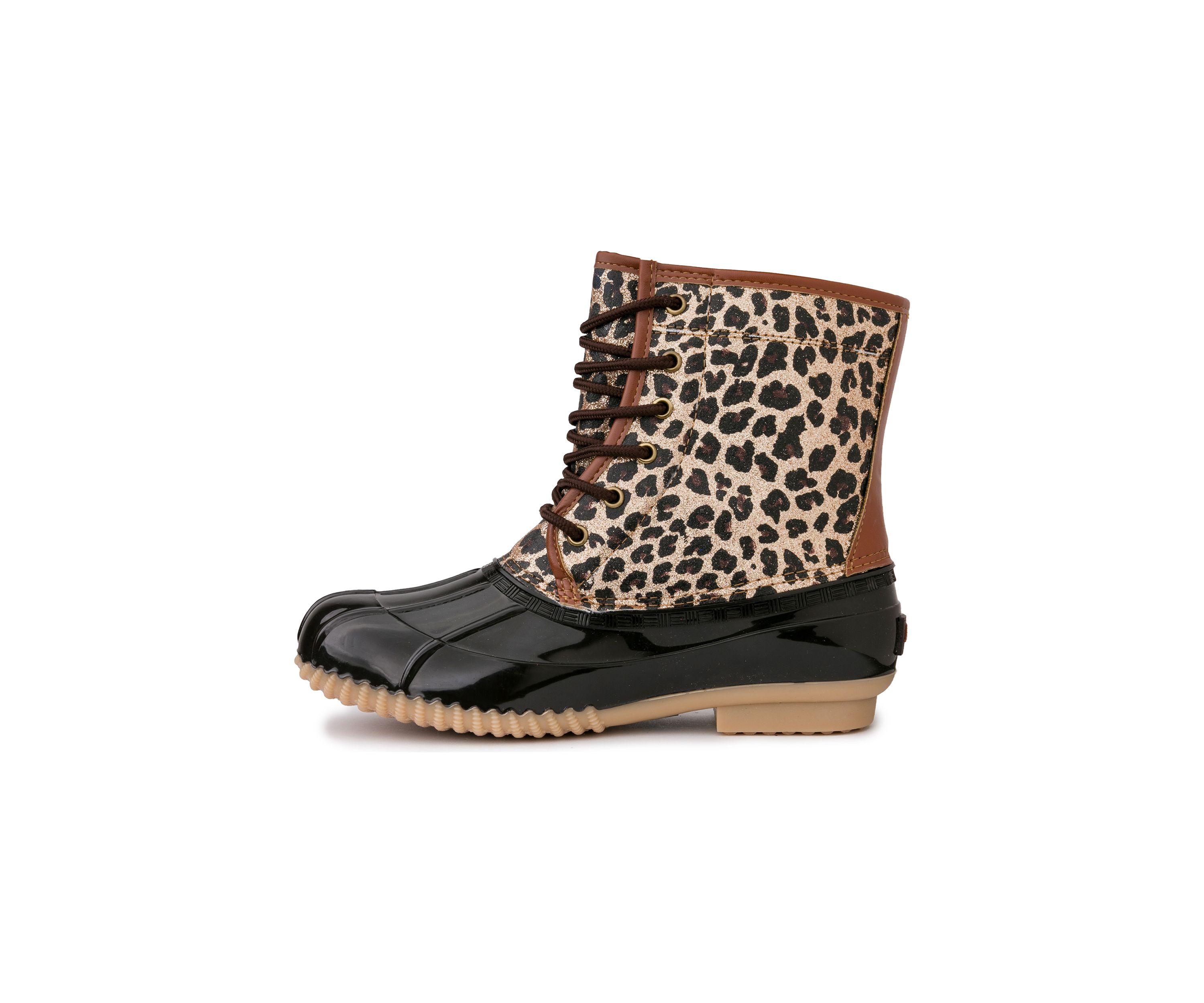 Shearling Lined Duck Boots 
