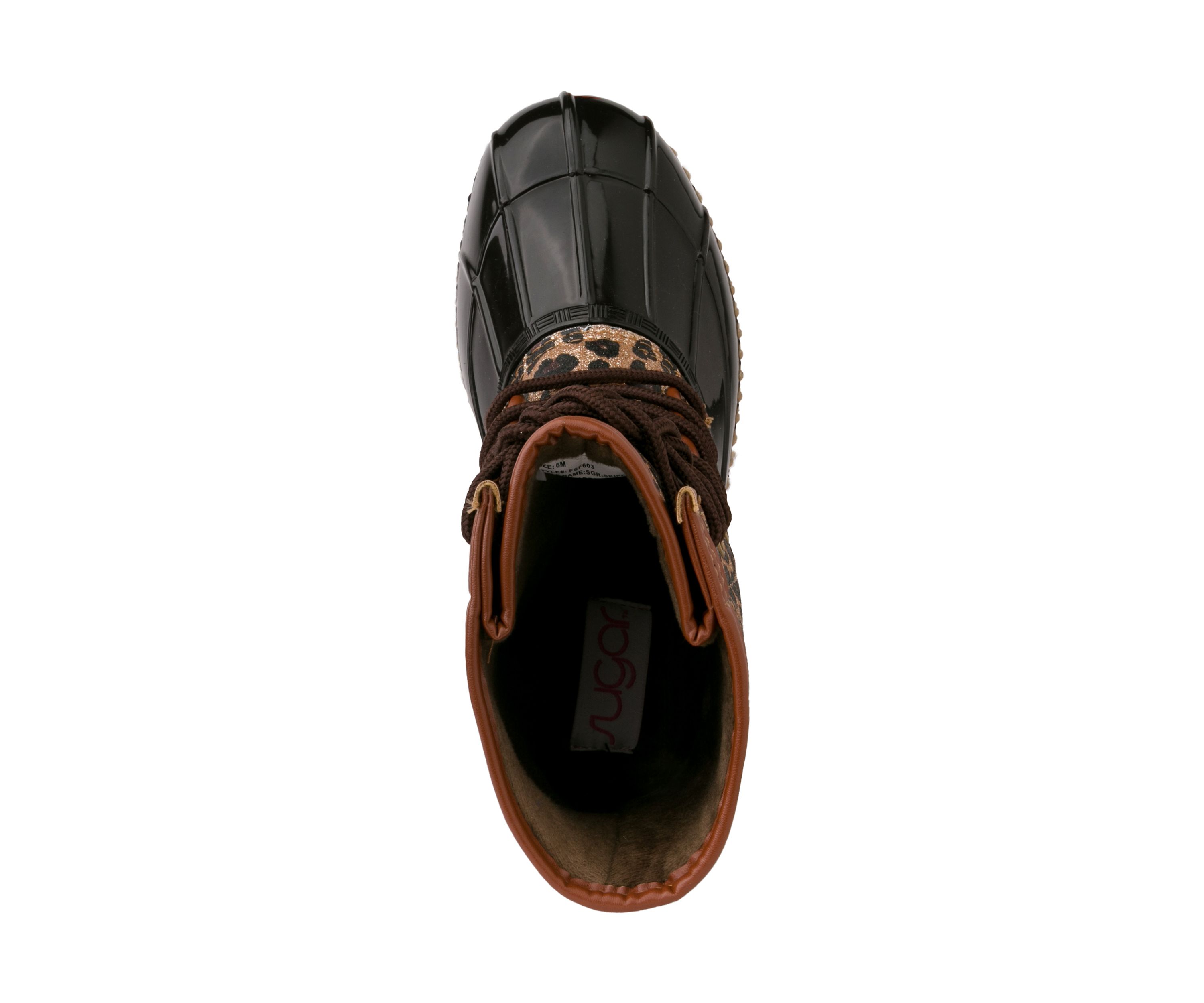 Shearling Lined Duck Boots 