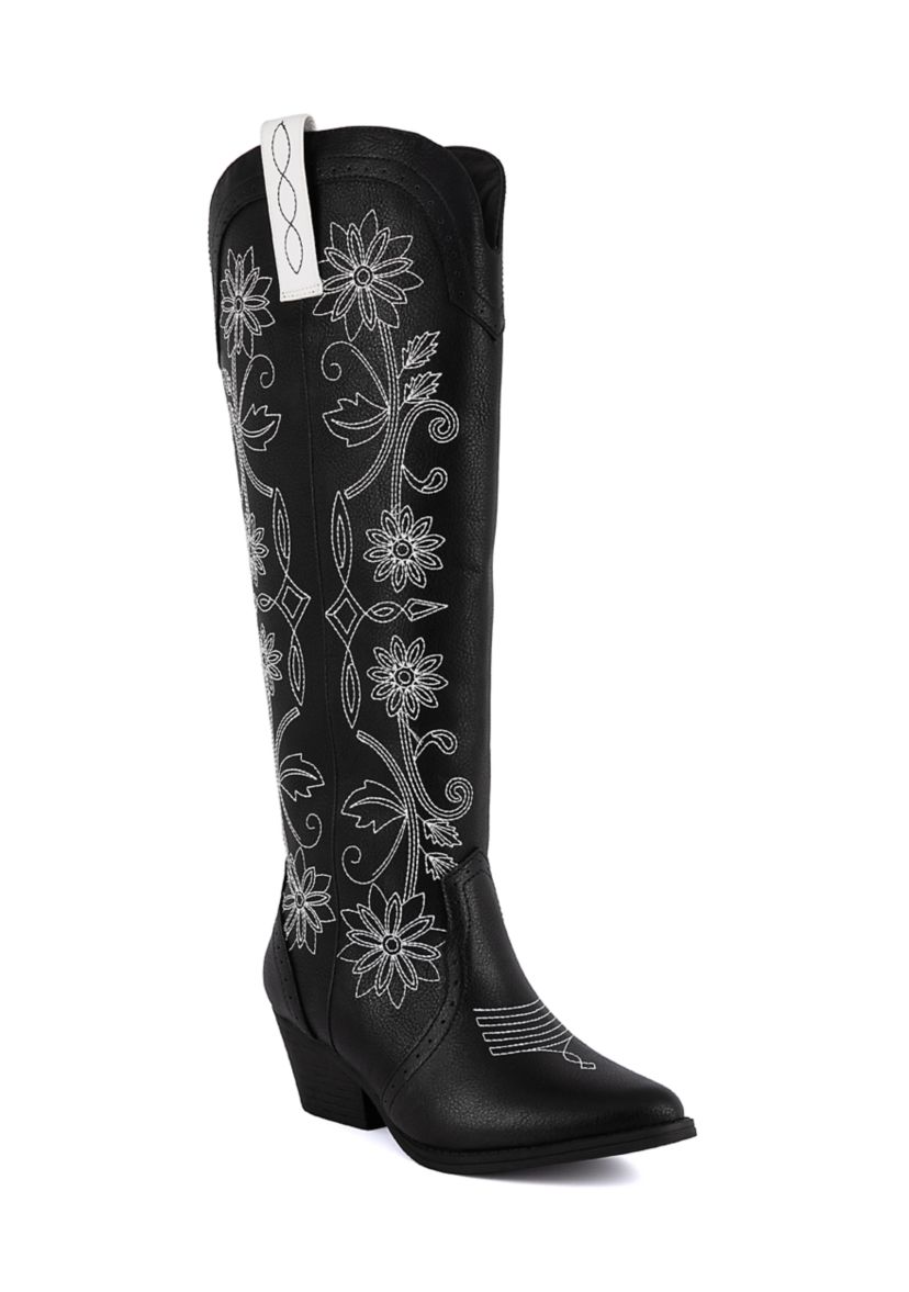 Tall Tam Floral Boots