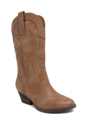 Sugar Women's Tammy Western Boots, Tan, 11M
