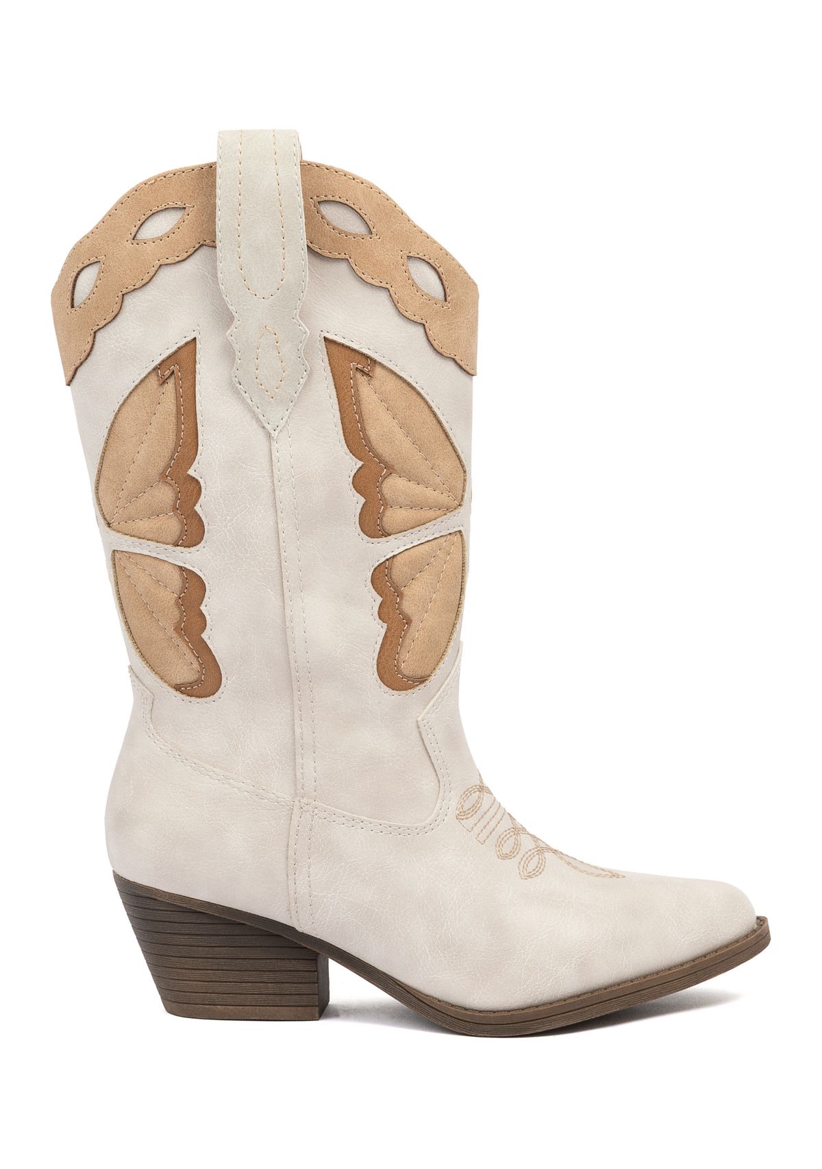 Teddy Butterfly Western Boots