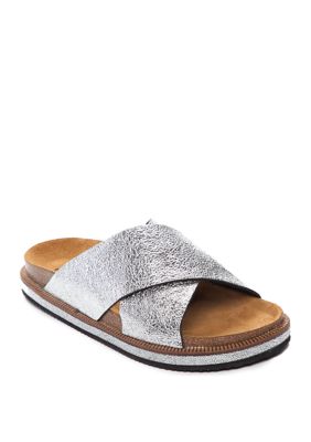 SIDELINES FOOTBED SANDALS