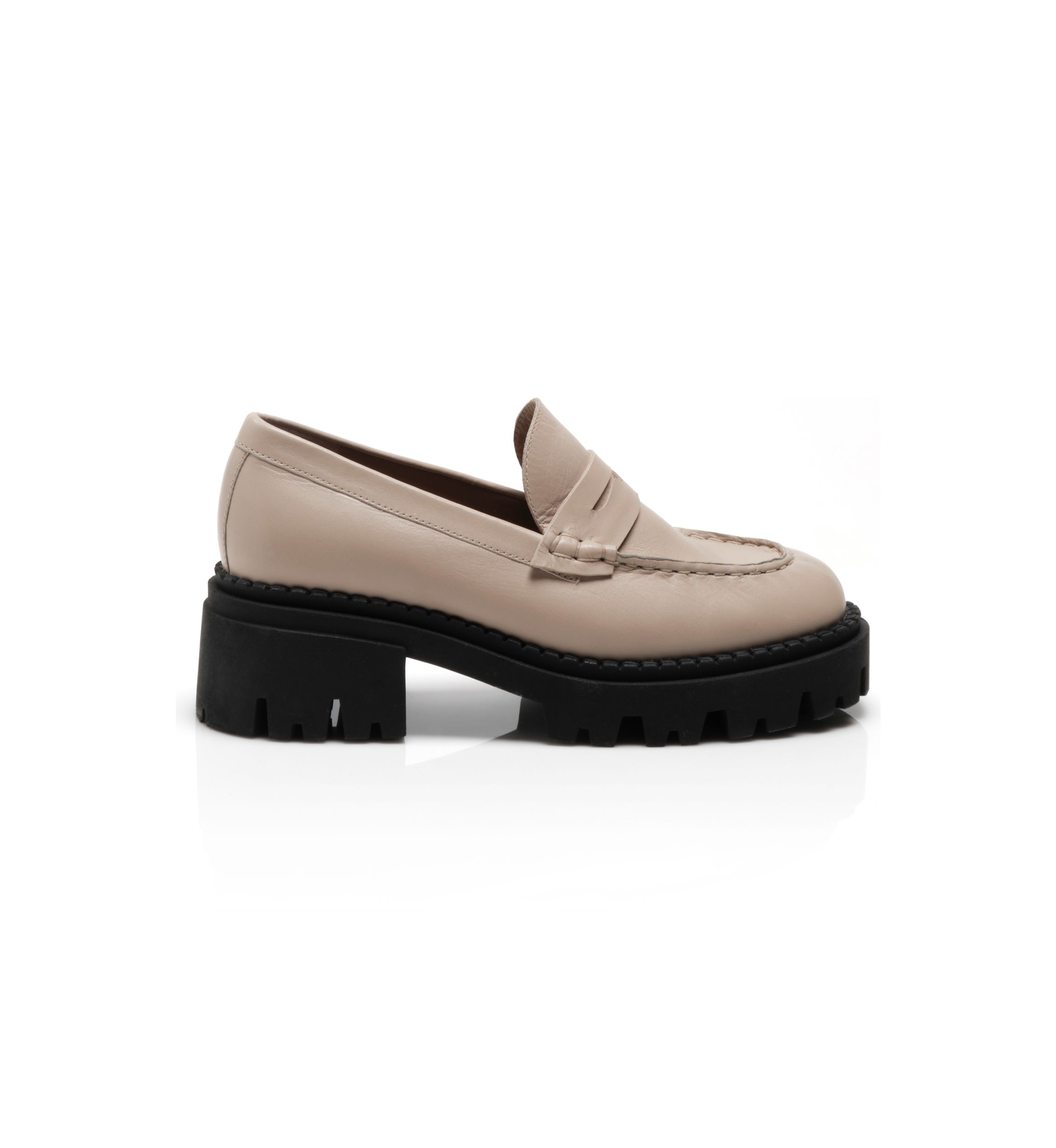  Lyra Lug Sole Loafers 