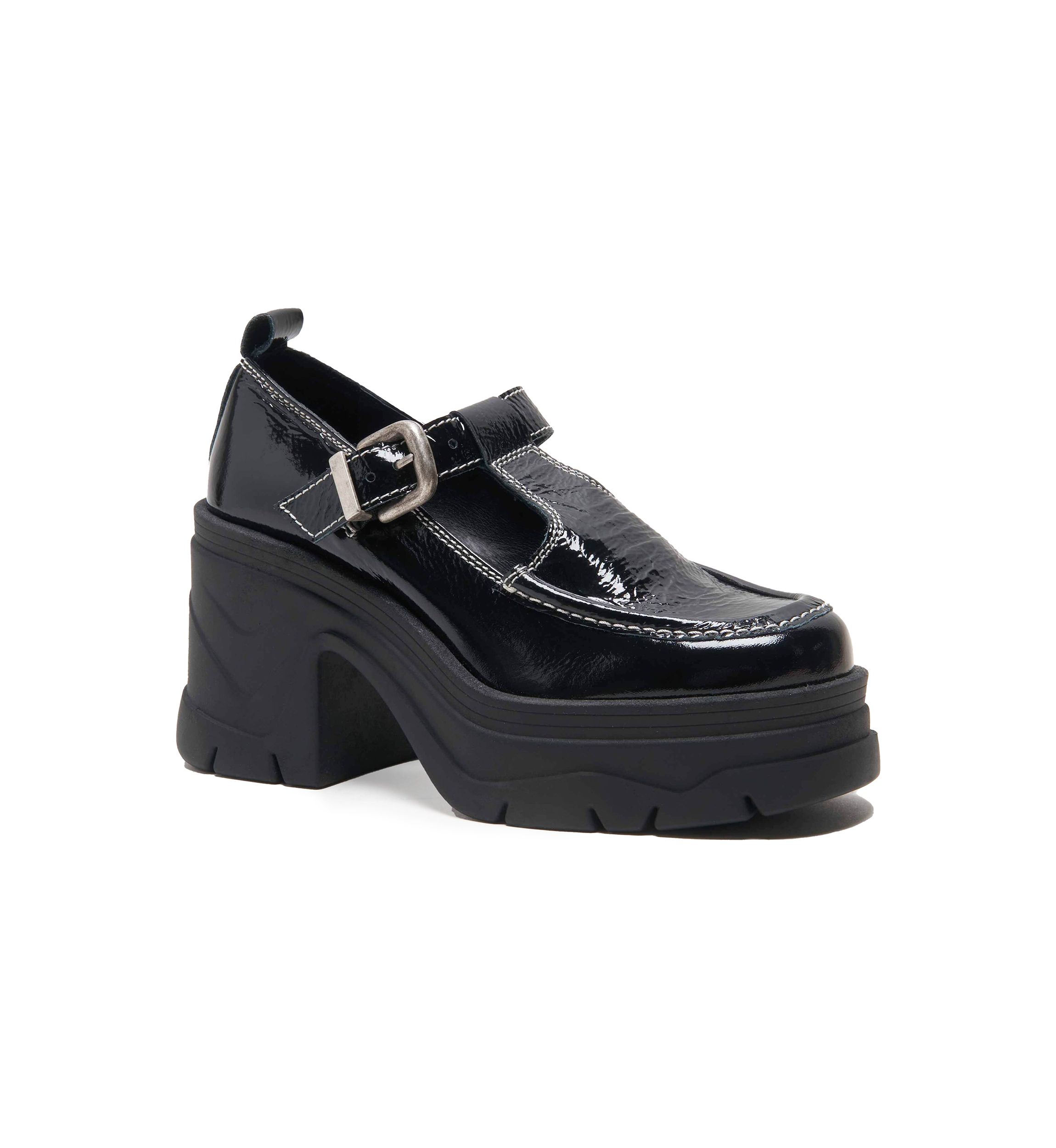 Mayla Platform Mary Jane Loafers
