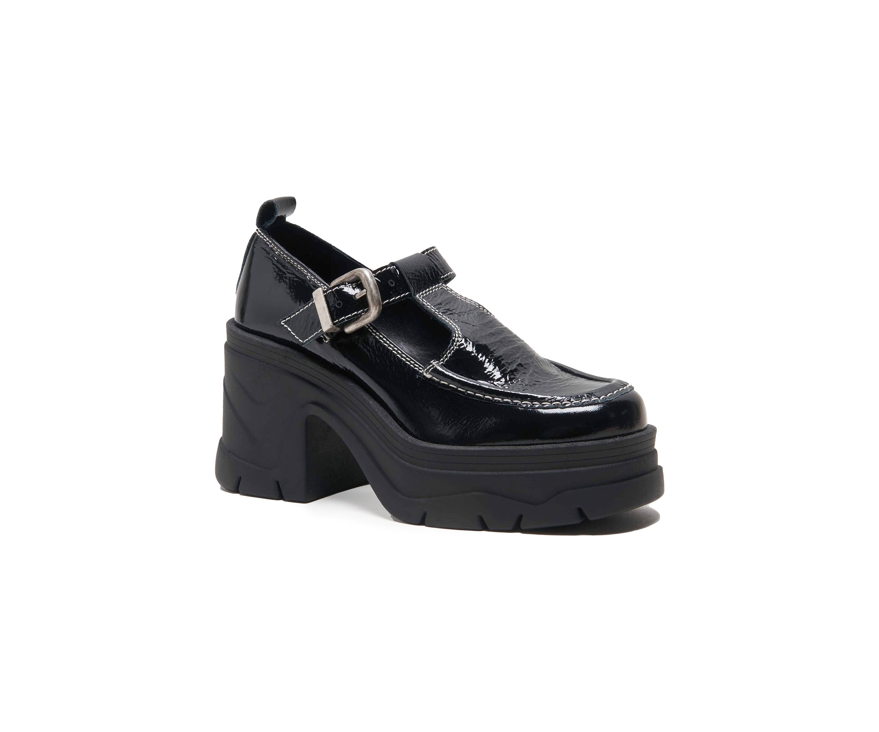 Mayla Platform Mary Jane Loafers