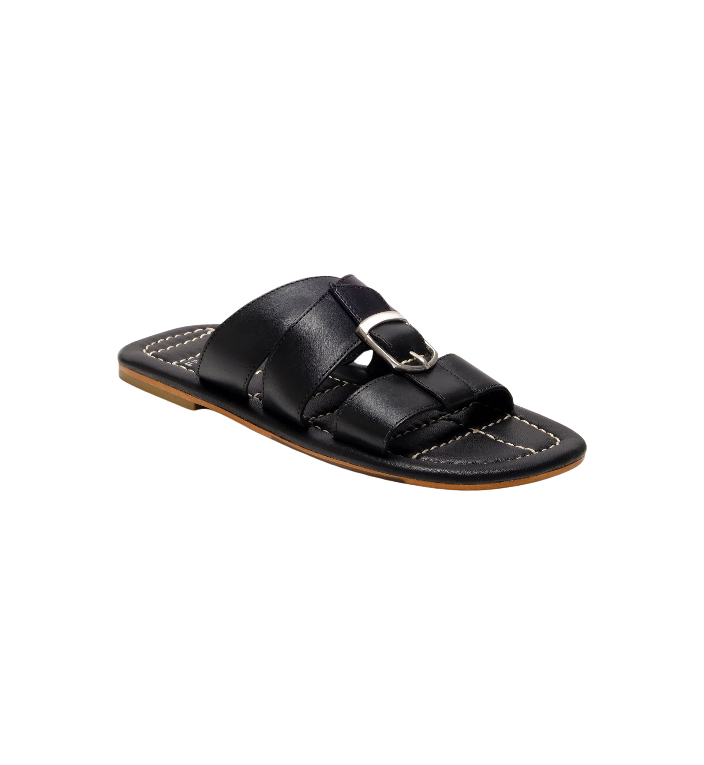 Sloan Buckle Sandals - Stormy Sea