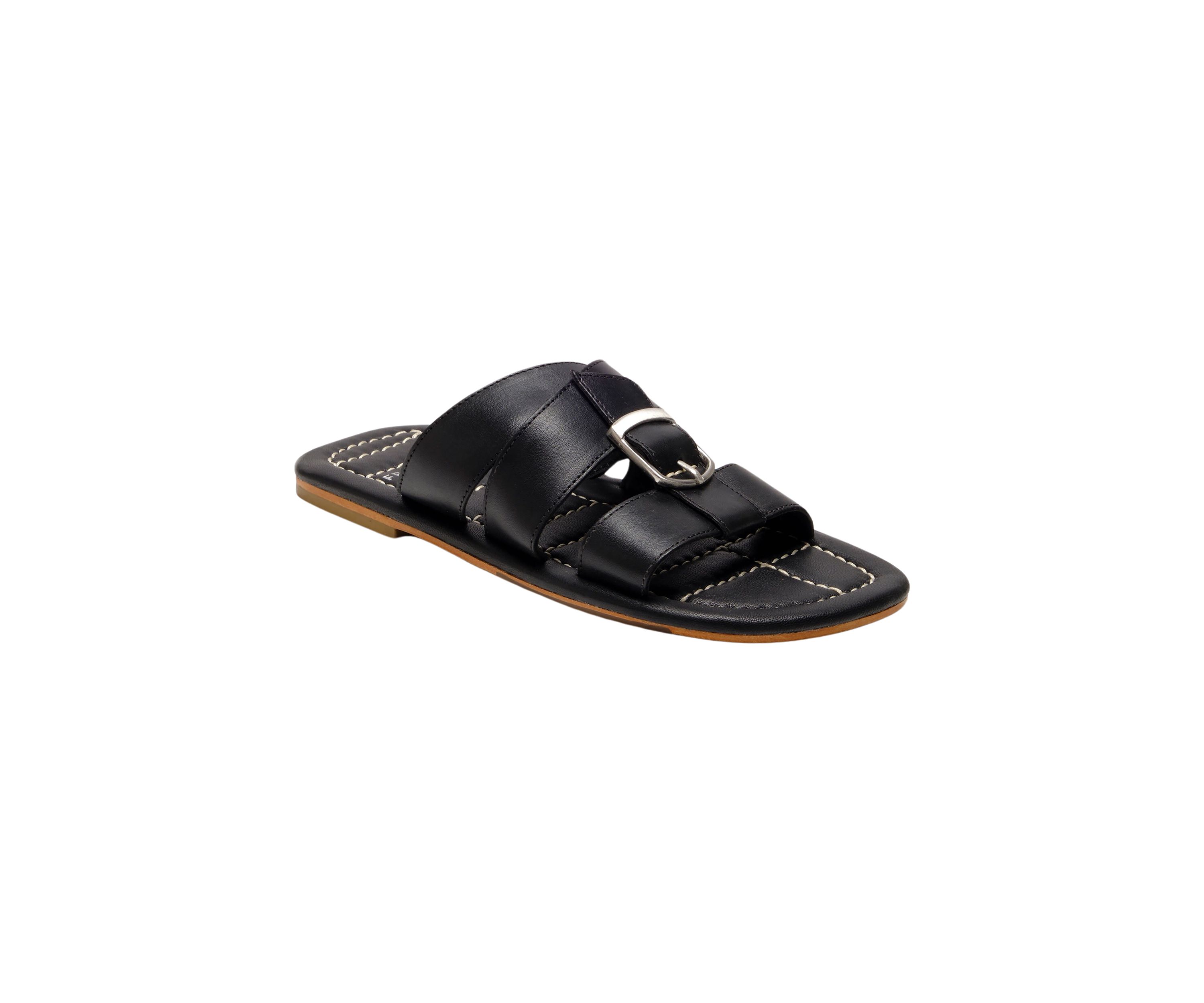 Sloan Buckle Sandals - Stormy Sea