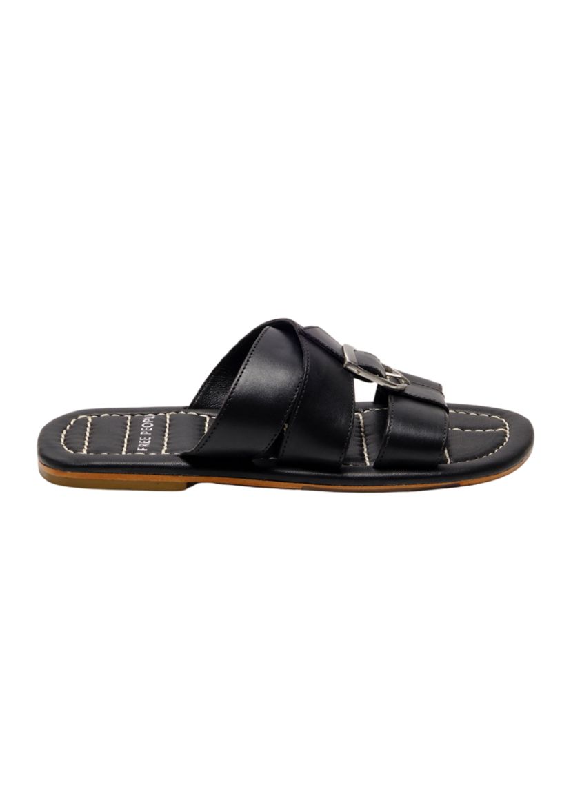 Sloan Buckle Sandals - Stormy Sea