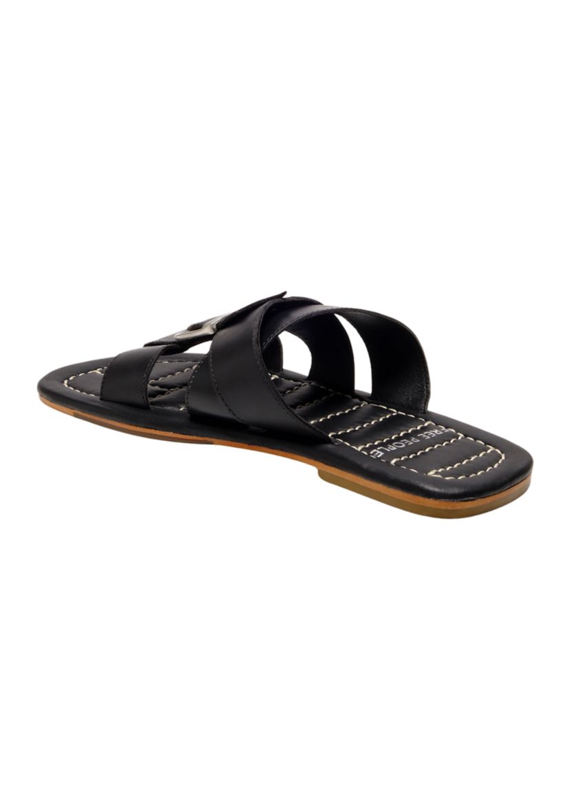 Sloan Buckle Sandals - Stormy Sea