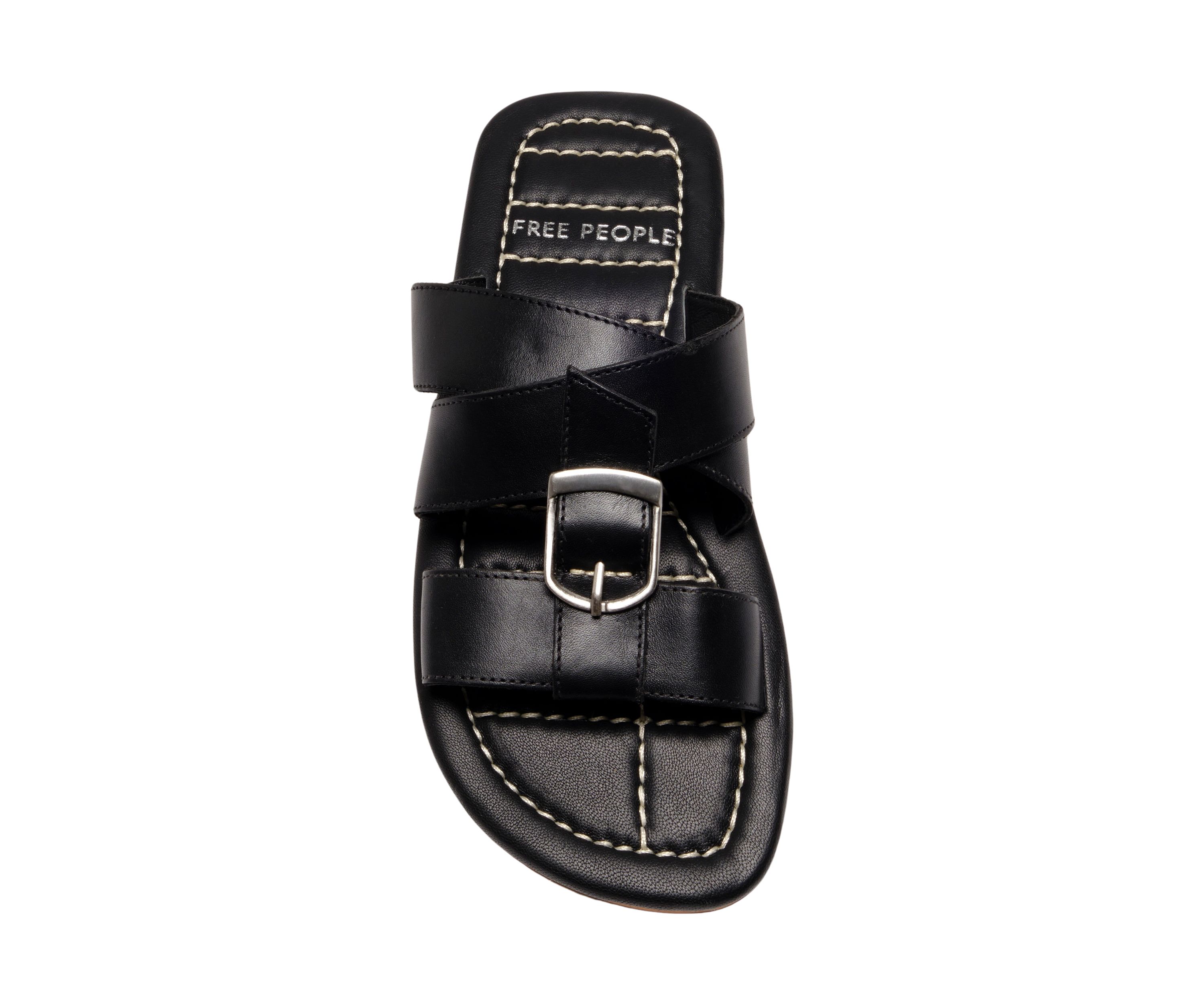Sloan Buckle Sandals - Stormy Sea