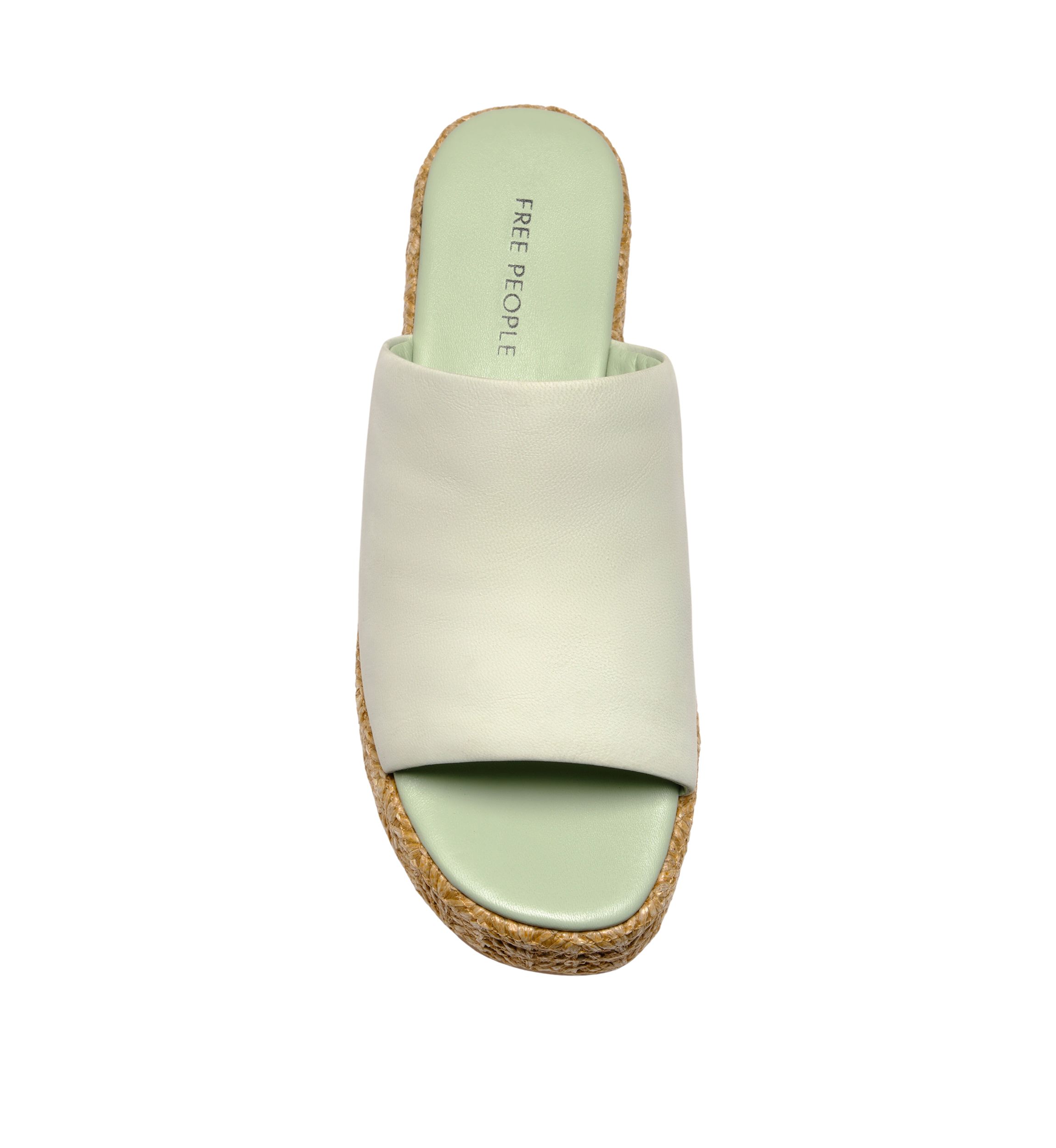 Harbor Raffia Platform Slide Sandals