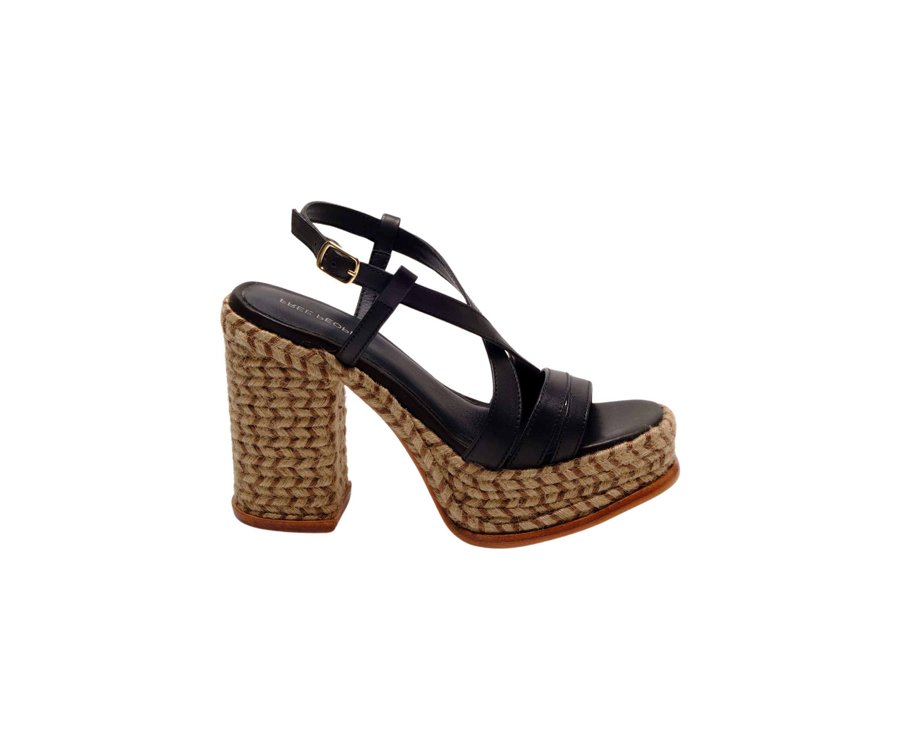 Fahn Jute Platform Sandals