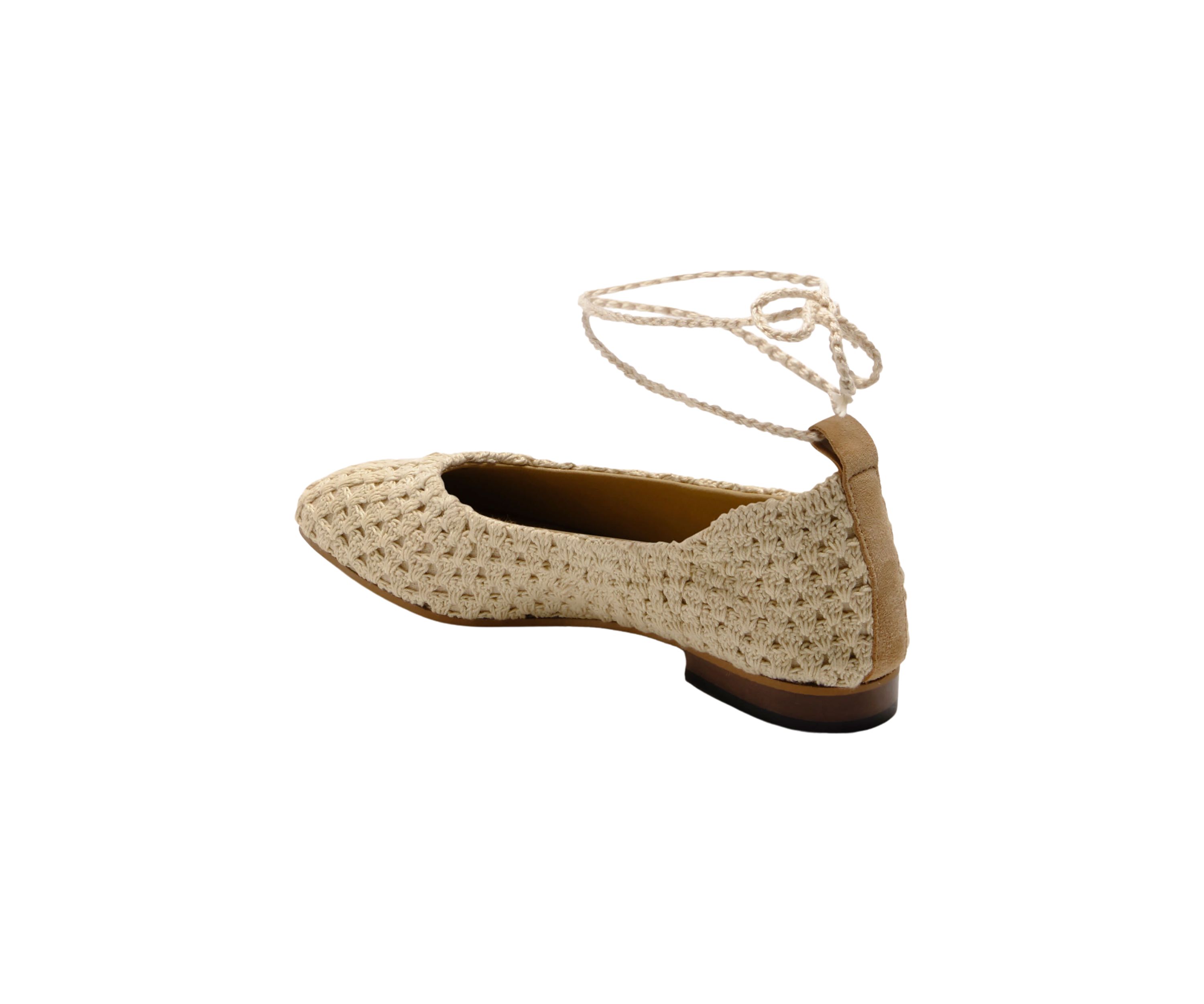 Ellie Crochet Ballet Flats