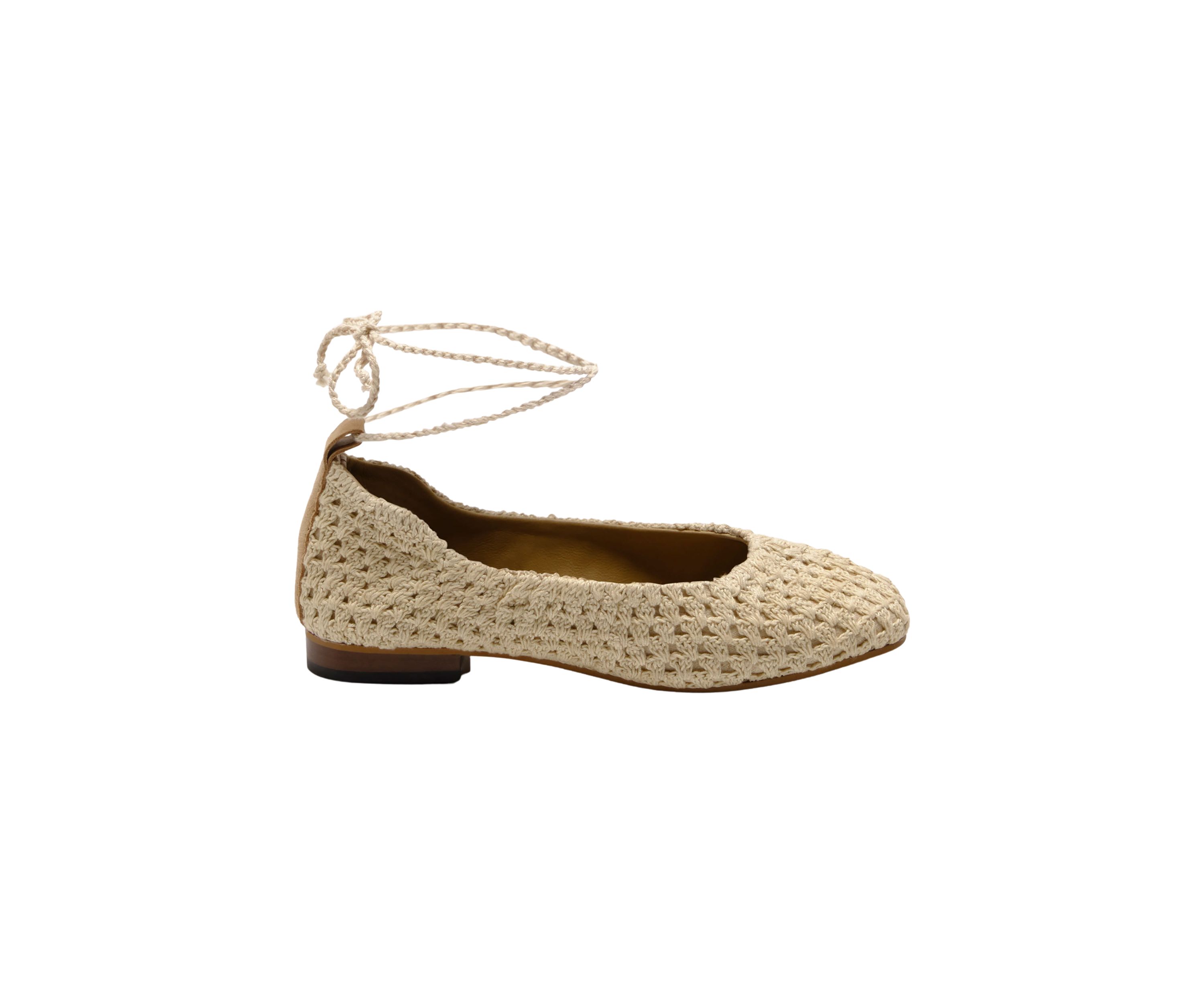 Ellie Crochet Ballet Flats