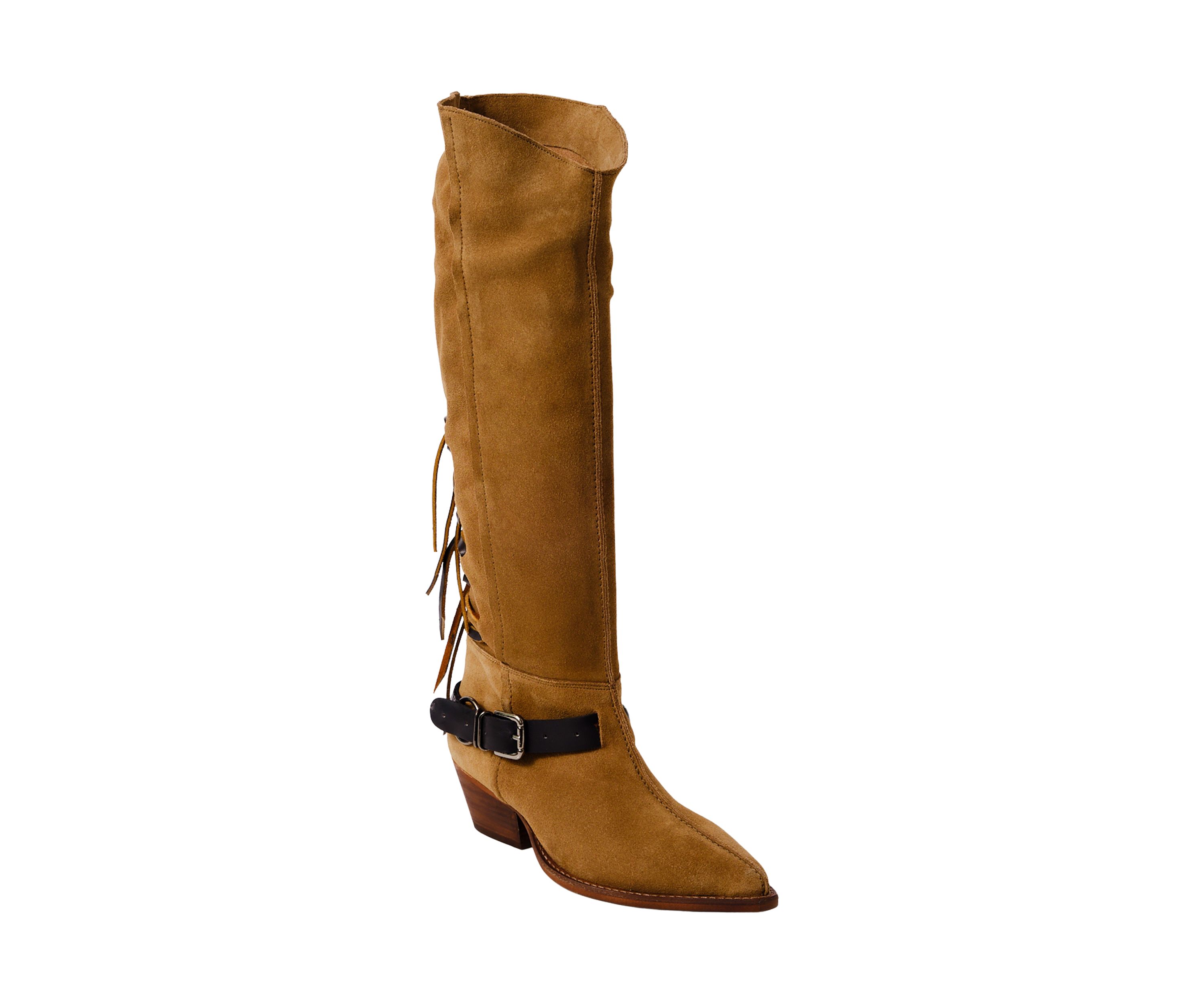 Back Lace Sway Low Western Boots