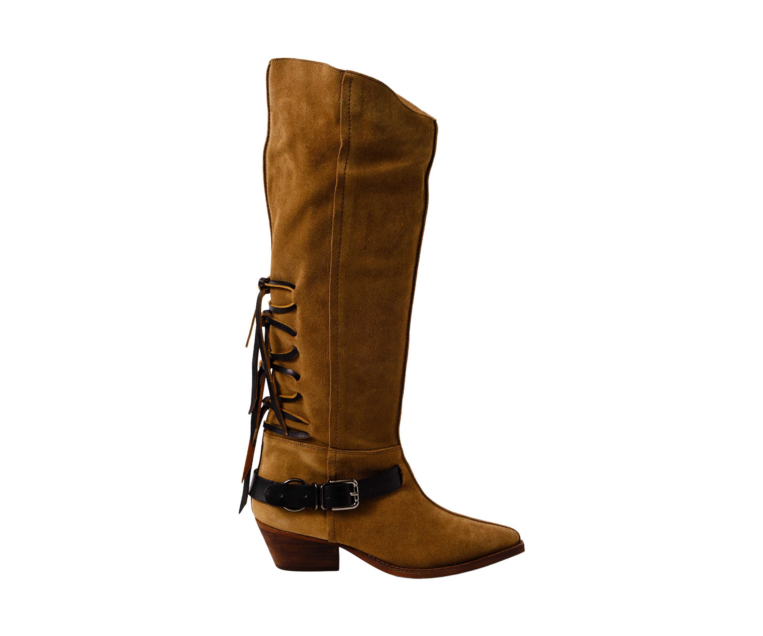 Back Lace Sway Low Western Boots
