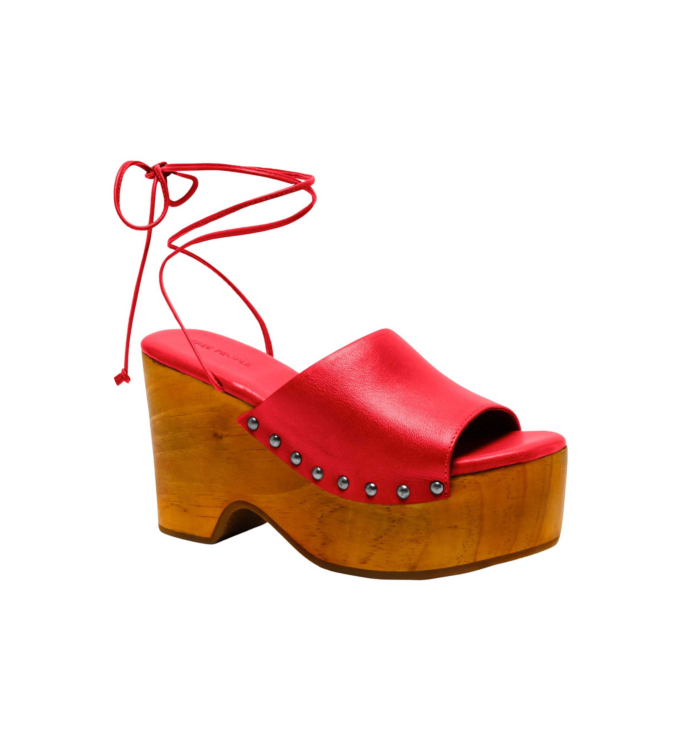 Front Row Wrap Clog Sandals