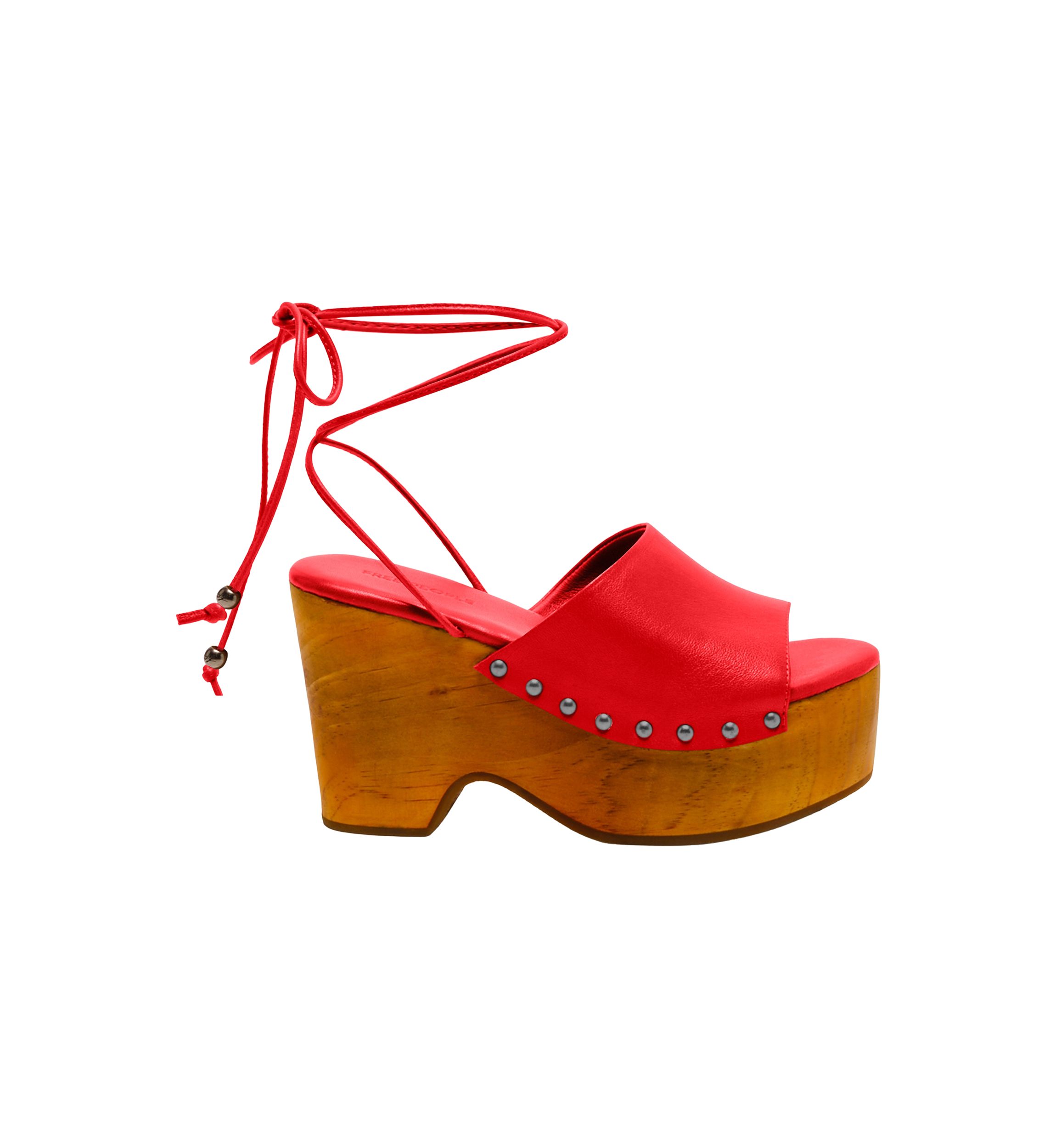 Front Row Wrap Clog Sandals