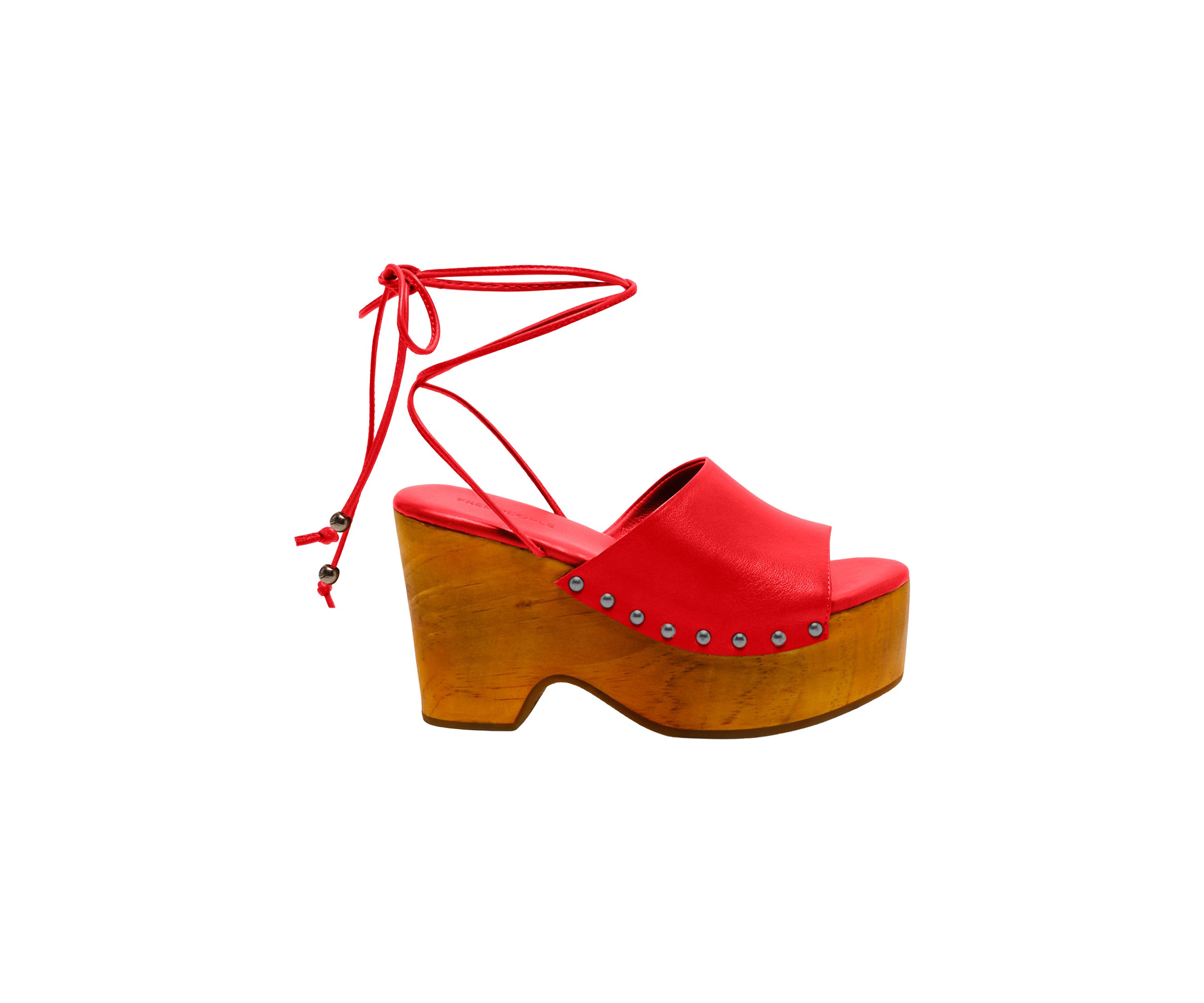 Front Row Wrap Clog Sandals