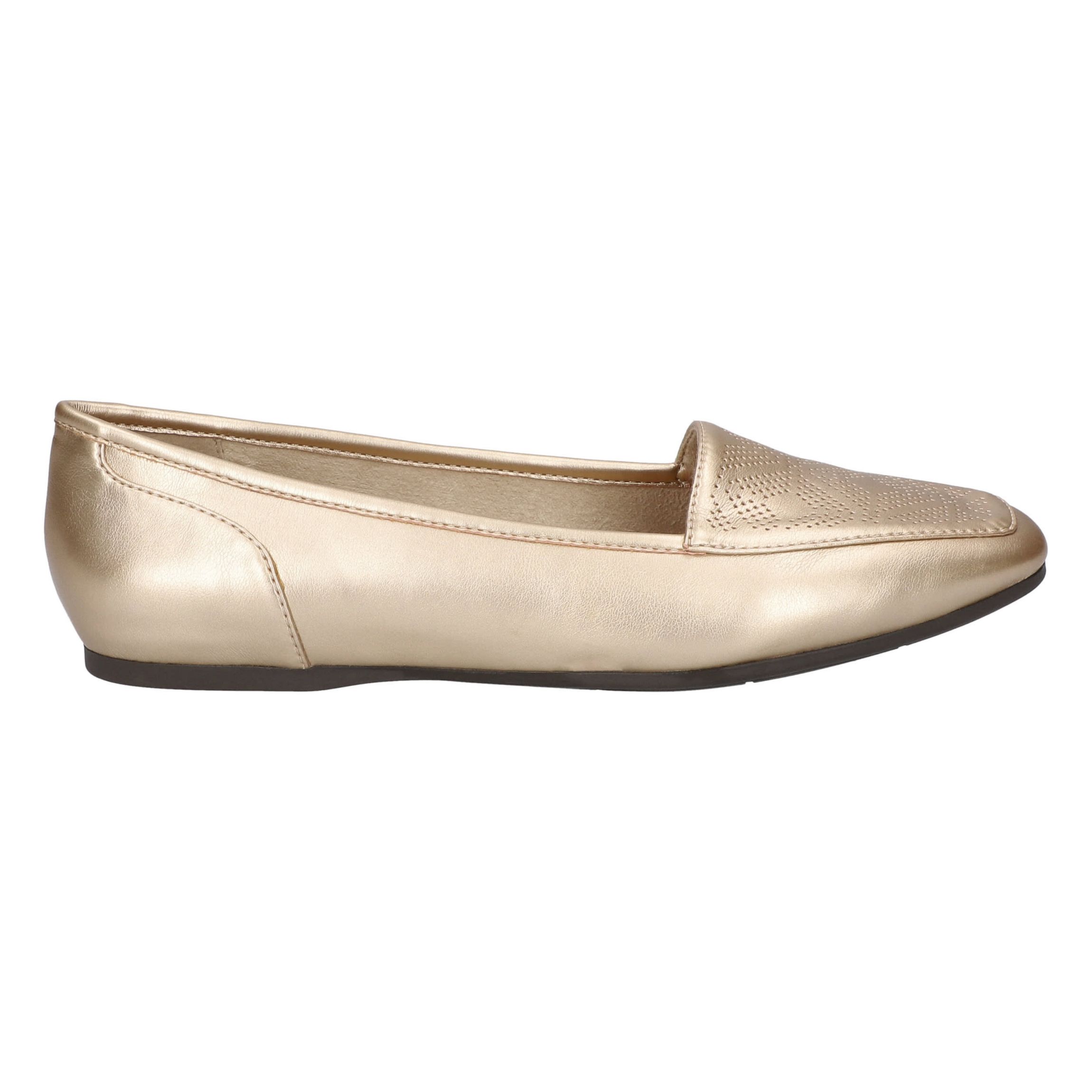 Thrill Perf Square Toe Flats
