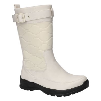 Easy Street Women's Blizzard Waterproof Boots, White, 10M