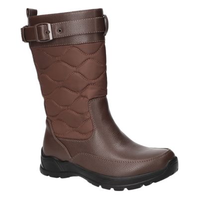 Easy Street Women's Blizzard Waterproof Boots, Brown, 12W