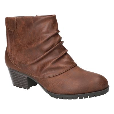 Easy Street Women's Ambrose Ankle Boots, Brown, 11WW