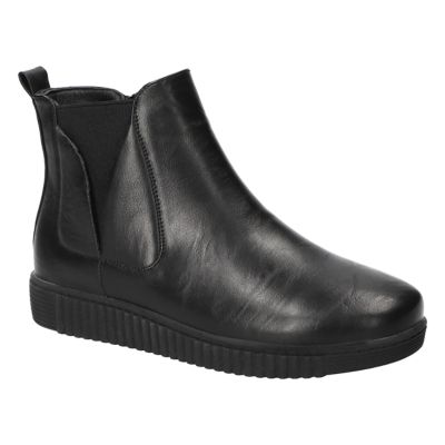 Easy Street Women's Wyatt Chelsea Boots, Black, 9.5WW