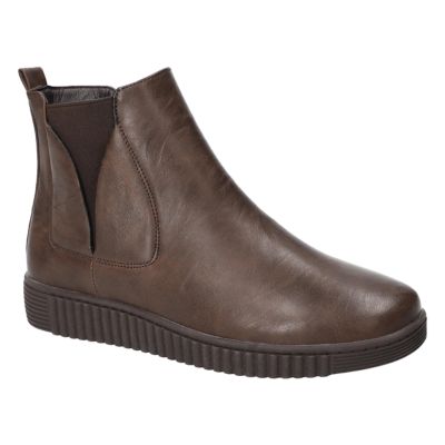 Easy Street Women's Wyatt Chelsea Boots, Brown, 9.5WW
