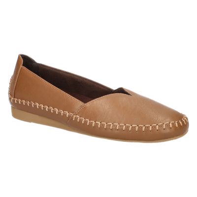 Easy Street Women's Amity Slip-On Flats, Tan, 8.5M