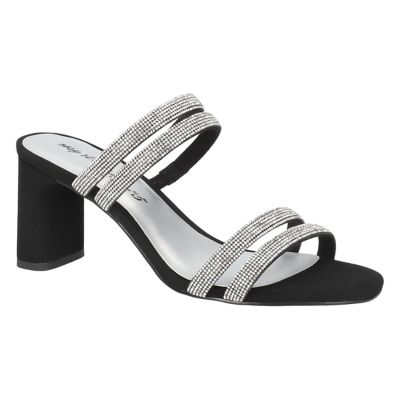 Easy Street Women's Jemma Heeled Sandals, Black, 7.5M