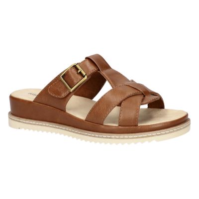 Easy Street Women's Joby Slide Sandals, Tan, 5.5M