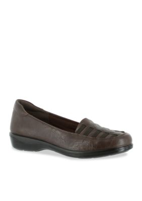Easy Street Women's Genesis Slip On Shoes, Brown, 9N