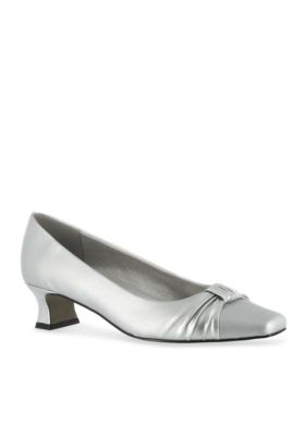 Easy street best sale silver dress shoes