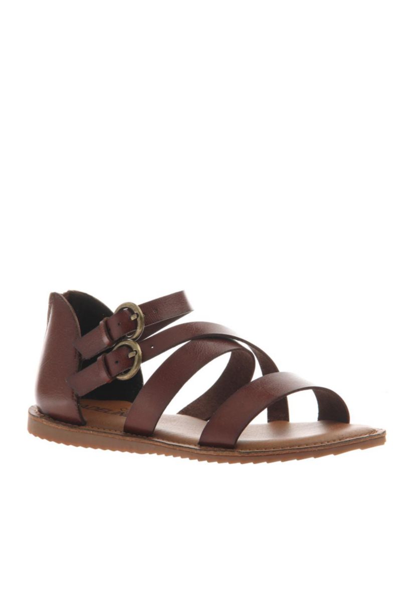 Wild Child Strappy Zip Back Sandal