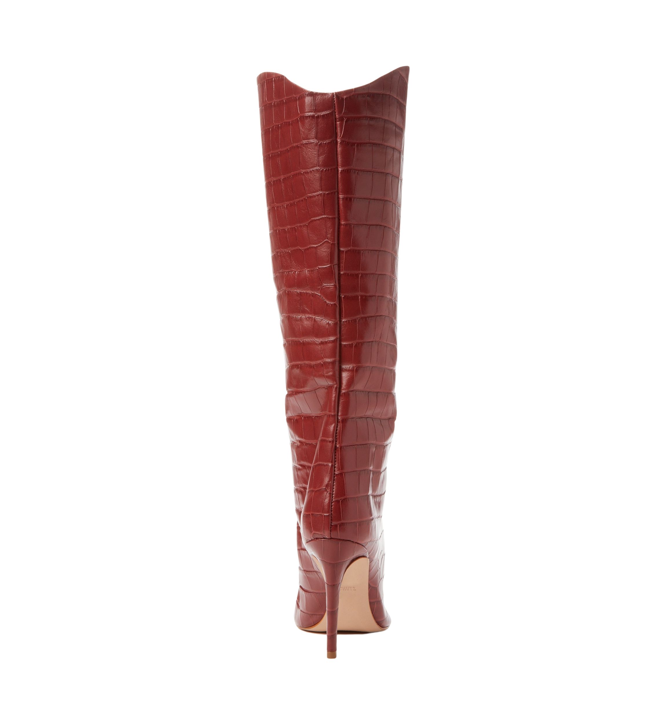 Maryana Croc Pattern Dress Boots
