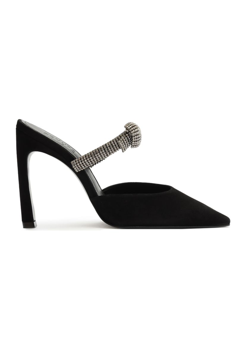 Pearl Curve Heeled Mules