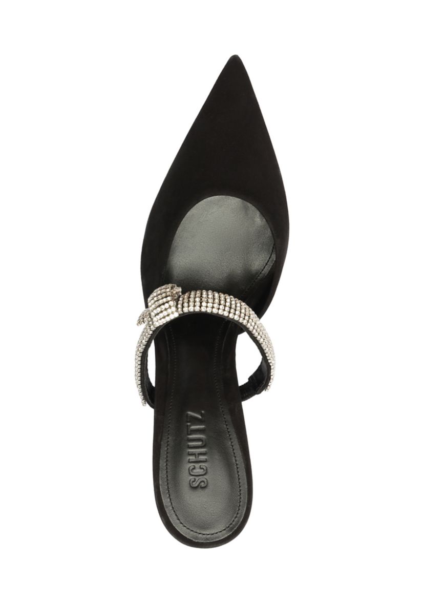 Pearl Curve Heeled Mules
