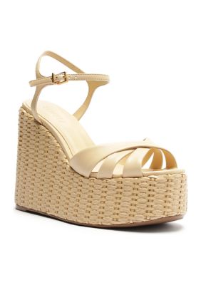 Schutz Women's Keefa Wedge Platform Sandals, 9M