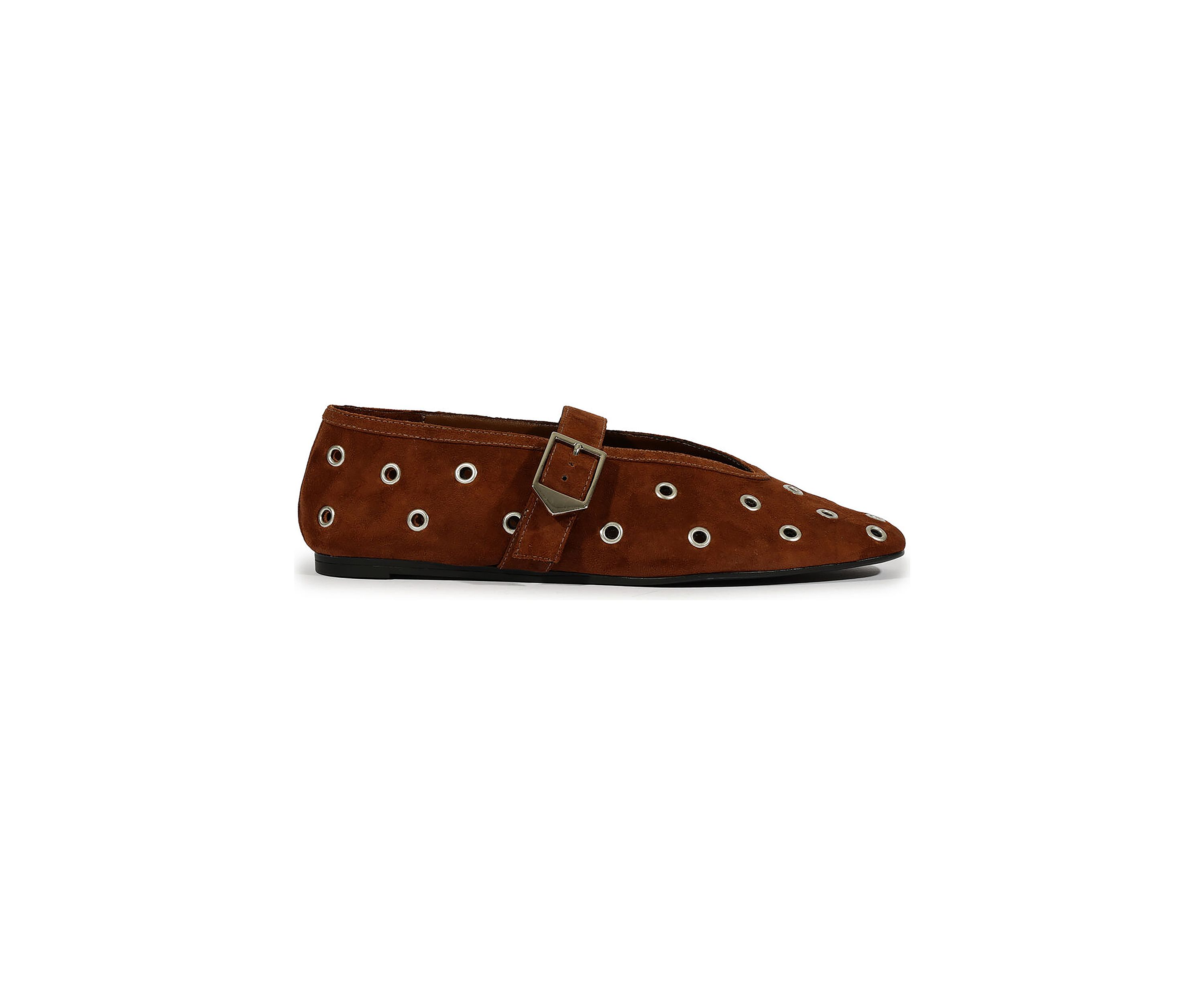 Liza Mary Jane Eyelet Flats