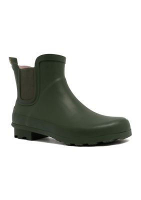 London Fog Women's Wembley Ankle Rain Boots, 10M