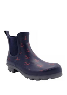 London Fog Women's Wembley Ankle Rain Boots