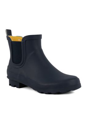 London Fog Women's Wembley Ankle Rain Boots, 10M