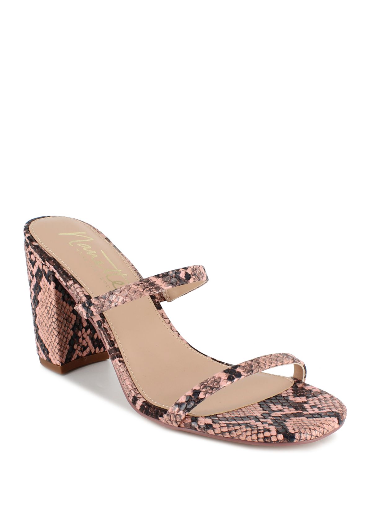 Mia Slide Block Heel Sandals
